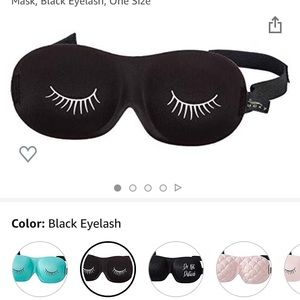 Contoured sleep mask